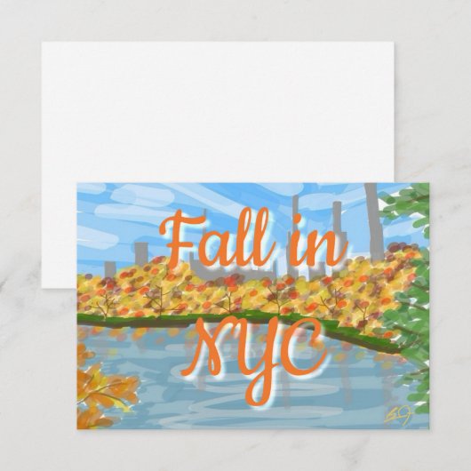 Flat Hartelijk dank Bedankkaart (Voorkant / Achterkant)