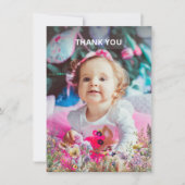 Flat Hartelijk dank Bedankkaart (Voorkant)