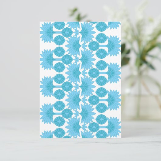 Flat Hartelijk dank Bedankkaart (Staand voorkant)