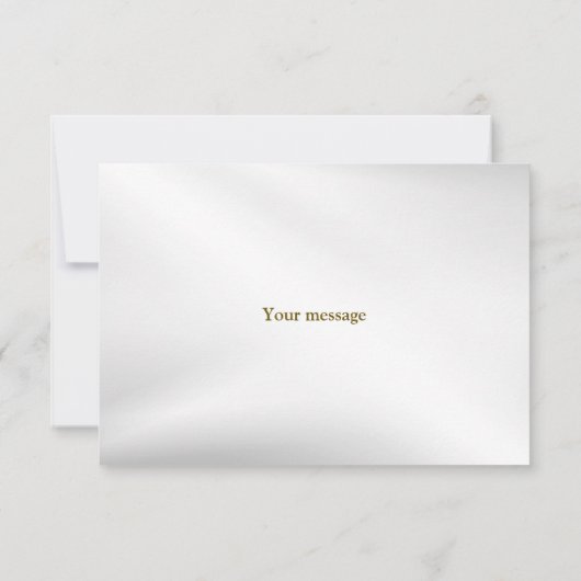 Flat Hartelijk dank Bedankkaart (Achterkant)