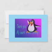 Flat Hartelijk dank Bedankkaart (Voorkant)