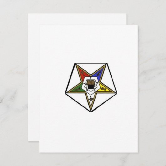 Flat Hartelijk dank Bedankkaart (Voorkant / Achterkant)