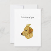 Flat Hartelijk dank Bedankkaart (Voorkant)