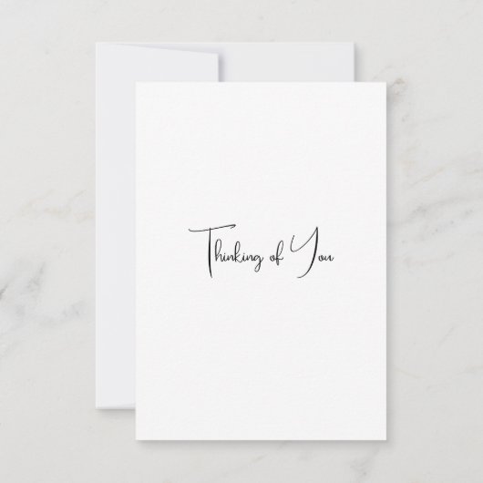 Flat Hartelijk dank Bedankkaart (Achterkant)