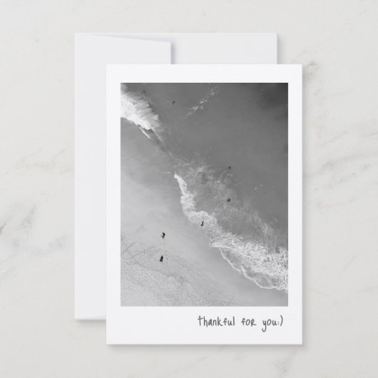 Flat Hartelijk dank Bedankkaart (Voorkant)