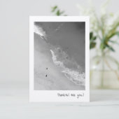 Flat Hartelijk dank Bedankkaart (Staand voorkant)