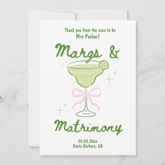 Flat Hartelijk dank Bedankkaart (Voorkant)