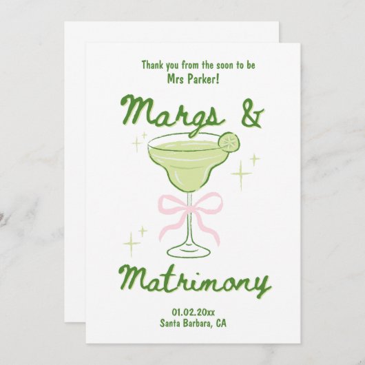 Flat Hartelijk dank Bedankkaart (Voorkant / Achterkant)