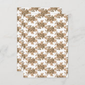 Flat Hartelijk dank Bedankkaart (Voorkant / Achterkant)