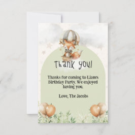 Flat Hartelijk dank Bedankkaart