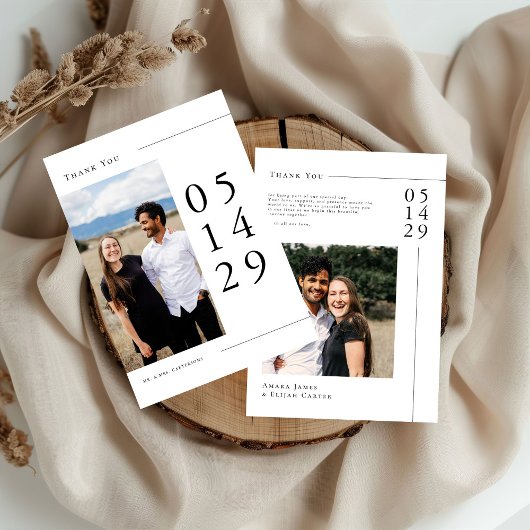 Flat Hartelijk dank Bedankkaart