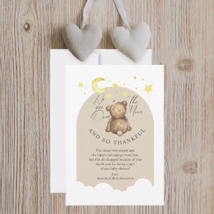 Flat Hartelijk dank Bedankkaart