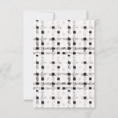 Flat Hartelijk dank Bedankkaart (Achterkant)