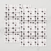 Flat Hartelijk dank Bedankkaart (Voorkant / Achterkant)