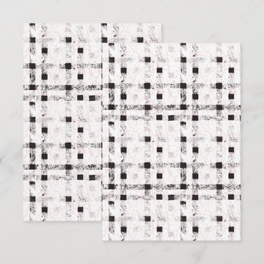 Flat Hartelijk dank Bedankkaart (Voorkant / Achterkant)