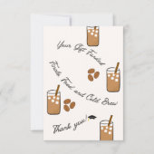 Flat Hartelijk dank Bedankkaart (Voorkant)