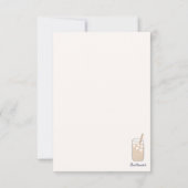 Flat Hartelijk dank Bedankkaart (Achterkant)