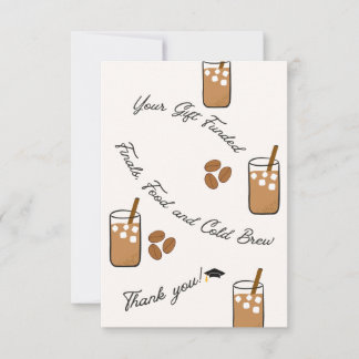 Flat Hartelijk dank Bedankkaart