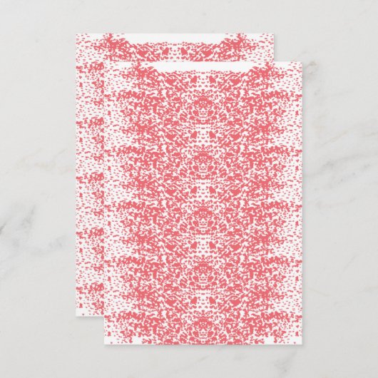 Flat Hartelijk dank Bedankkaart (Voorkant / Achterkant)