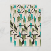 Flat Hartelijk dank Bedankkaart (Voorkant / Achterkant)