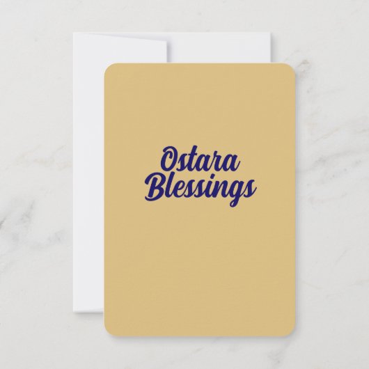 Flat Hartelijk dank Bedankkaart (Achterkant)