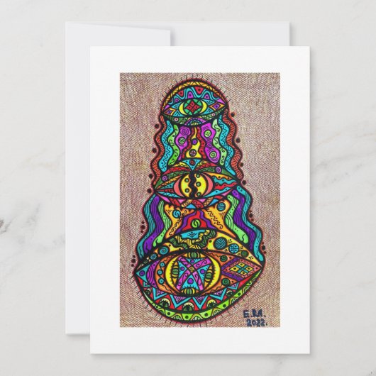 Flat Hartelijk dank Bedankkaart (Voorkant)