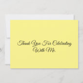 Flat Hartelijk dank Bedankkaart (Achterkant)