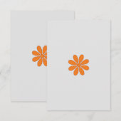 Flat Hartelijk dank Bedankkaart (Voorkant / Achterkant)