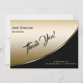 Flat Hartelijk dank Bedankkaart (Voorkant)