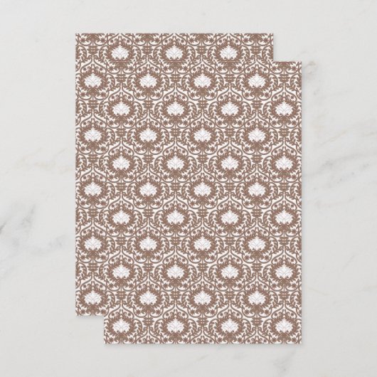 Flat Hartelijk dank Bedankkaart (Voorkant / Achterkant)