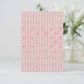 Flat Hartelijk dank Bedankkaart (Staand voorkant)