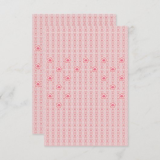 Flat Hartelijk dank Bedankkaart (Voorkant / Achterkant)