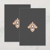 Flat Hartelijk dank Bedankkaart (Voorkant / Achterkant)