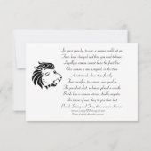 Flat Hartelijk dank Bedankkaart (Achterkant)