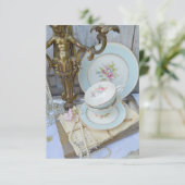 Flat Hartelijk dank Bedankkaart (Staand voorkant)