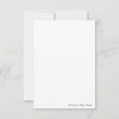 Flat Hartelijk dank Bedankkaart (Achterkant)