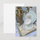 Flat Hartelijk dank Bedankkaart (Voorkant / Achterkant)