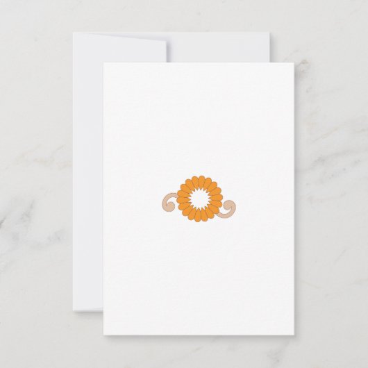 Flat Hartelijk dank Bedankkaart (Voorkant)