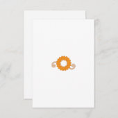 Flat Hartelijk dank Bedankkaart (Voorkant / Achterkant)