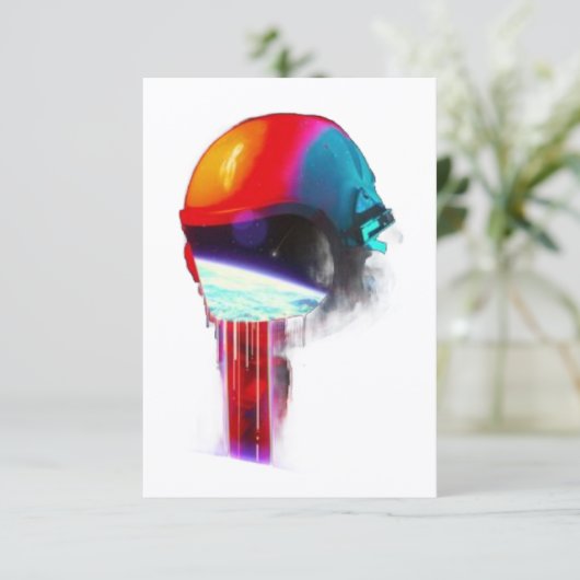 Flat Hartelijk dank Bedankkaart (Staand voorkant)