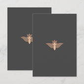 Flat Hartelijk dank Bedankkaart (Voorkant / Achterkant)