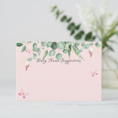 Flat Hartelijk dank Bedankkaart (Staand voorkant)