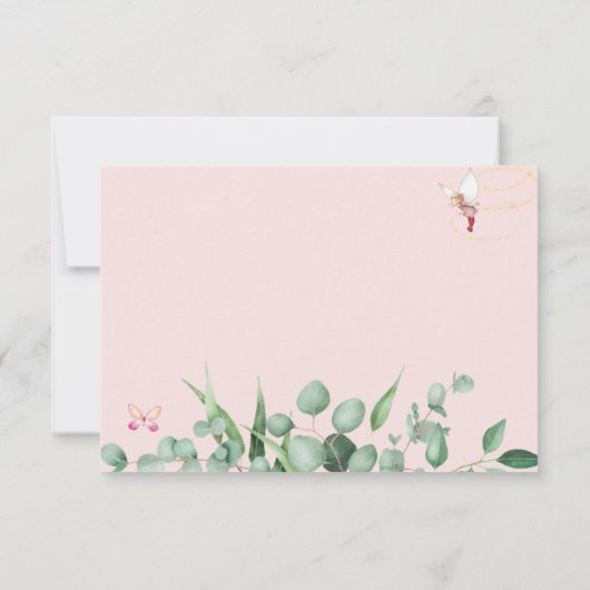 Flat Hartelijk dank Bedankkaart (Achterkant)