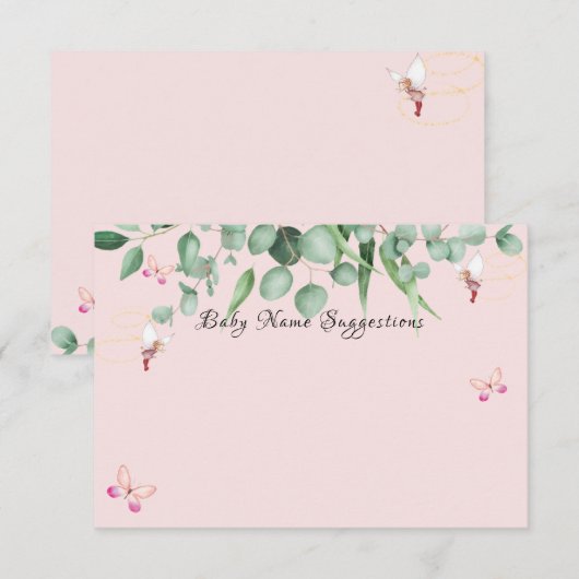 Flat Hartelijk dank Bedankkaart (Voorkant / Achterkant)