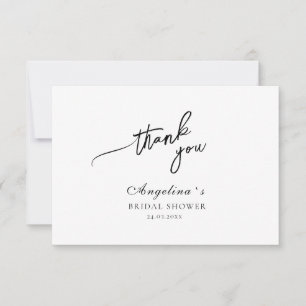 Flat Hartelijk dank Bedankkaart