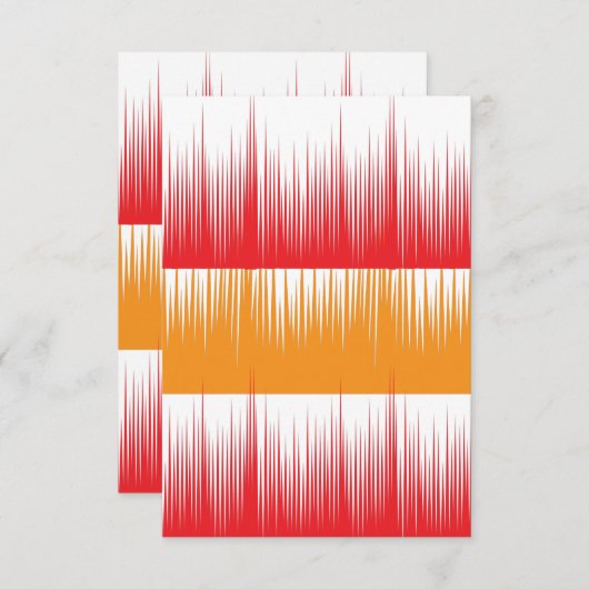 Flat Hartelijk dank Bedankkaart (Voorkant / Achterkant)