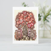 Flat Hartelijk dank Bedankkaart (Staand voorkant)