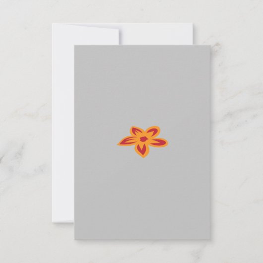 Flat Hartelijk dank Bedankkaart (Voorkant)