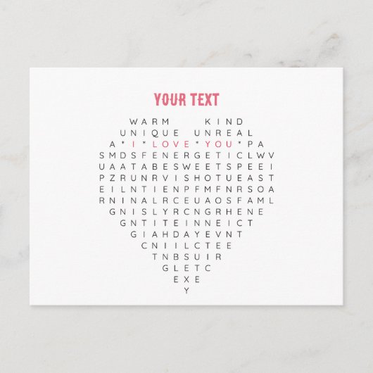 Flat Hartelijk dank Briefkaart (Voorkant)