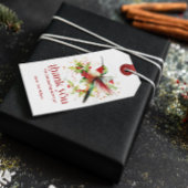 Flat Hartelijk dank Cadeaulabel